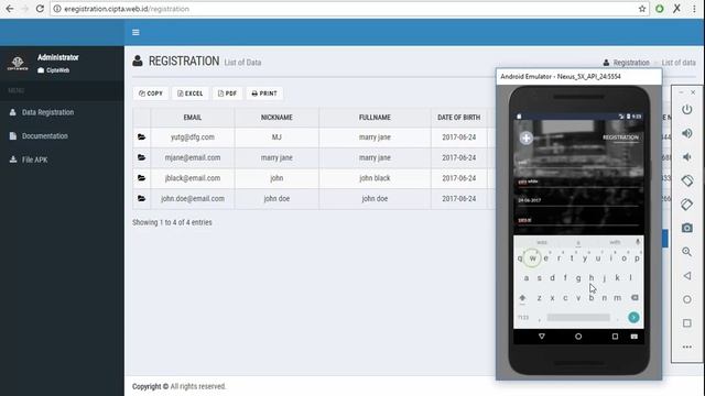 Android - Registration Form смотреть онлайн