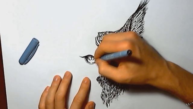 ArtBlack / рисуем мою Kisky с помощью Liner смотреть онлайн