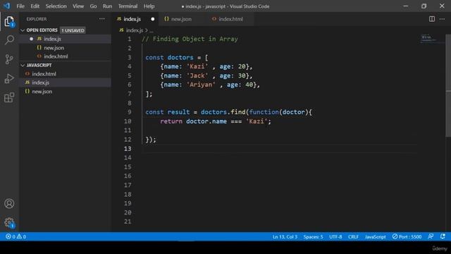 COMPLETE JavaScript Full Stack COURSE: Array Finding Elements Reference Type смотреть онлайн