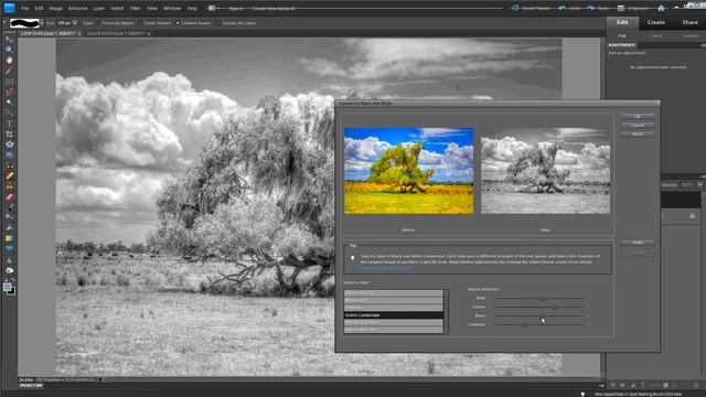 Infrared IR Photography Photoshop Video Tutorial How to Guide смотреть онлайн