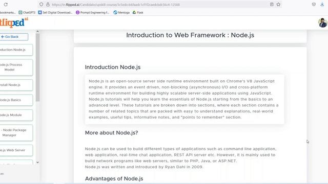 Module 1 Introduction to Node.js | Introduction to Web Framework : Node.js | Full Stack смотреть онлайн