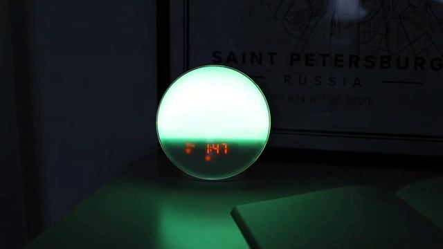 Световой будильник WAKE-UP - перемена цвета смотреть онлайн