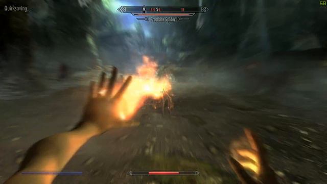 Skyrim: Legendary Difficulty, no cheesy stuff, magic only and naked, Part 1 (Up till Riverwood) смотреть онлайн