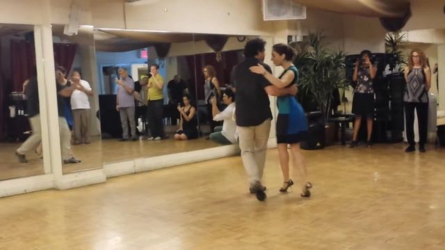 Argentine tango Workshop on Vals:Fabian Salas & Lola Diaz - Pabellón de las rosas смотреть онлайн