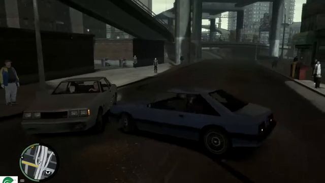 Gta IV Gameplay on 9600gt and athlon II x2 245 смотреть онлайн