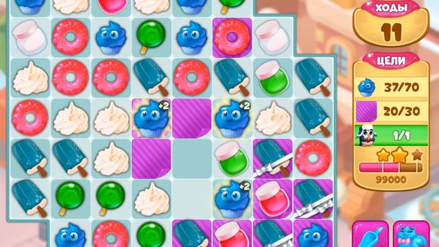 Полярный Экспресс 31 уровень [Долина Сладостей бонусный мир] - Polar Express Level 31 смотреть онлайн