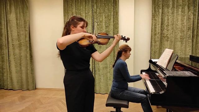 Э.Изаи "Элегическая поэма" для скрипки и фортепиано Op.12 d-moll смотреть онлайн