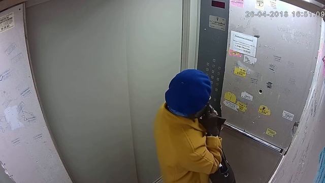 Видеокамера IP 2 МП лифт жилого дома