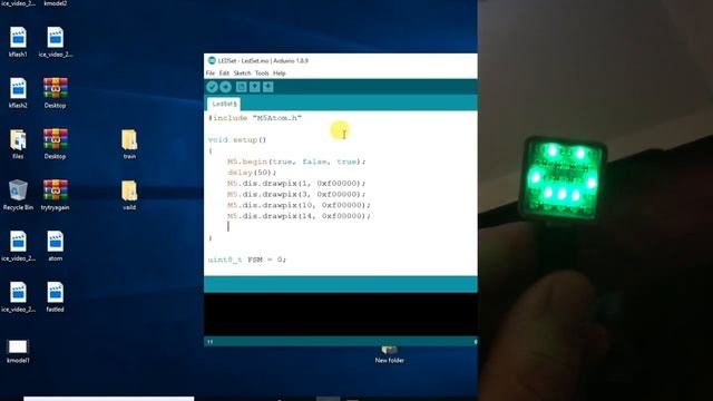 Программирование M5Stack M5Atom в среде разработки Arduino IDE смотреть онлайн