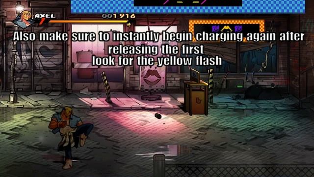 Streets of Rage 4 Charge Attack Loop Tutorial смотреть онлайн