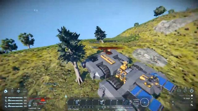 Exploration HQ | A rolling rover base done right | Space Engineers Shipyard Showcase смотреть онлайн