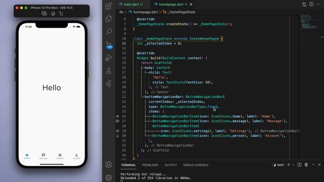 BOTTOM NAV BAR • Flutter Widget of the Day #09 смотреть онлайн