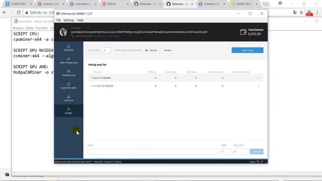INTENSECOIN (ITNS) - MINERAÇÃO PELA CPU E GPU - POOL INTENSECOIN смотреть онлайн