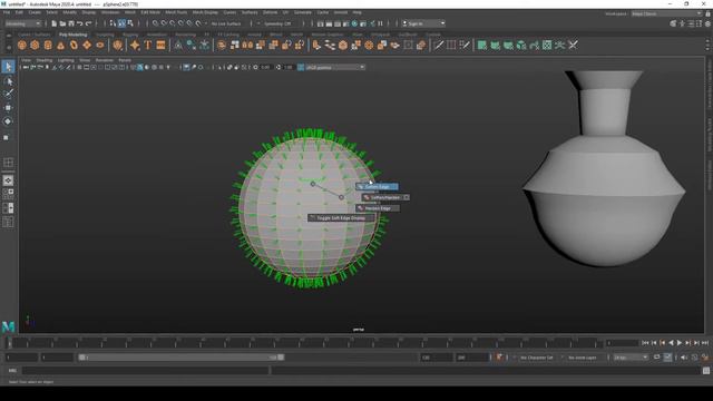 Maya Tutorial - Smooth And Hard Edges