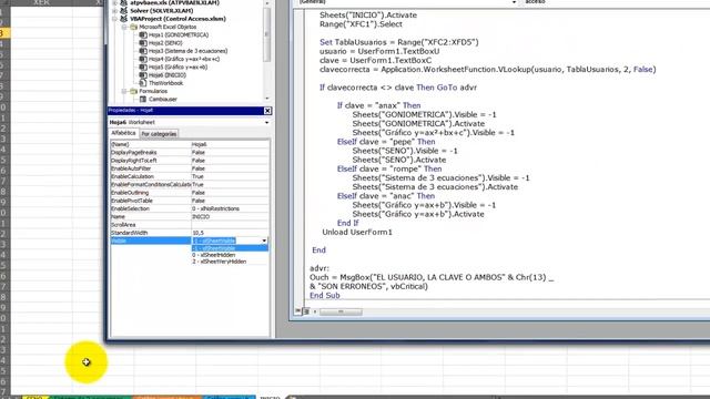 Control de acceso y restricciones en Excel смотреть онлайн