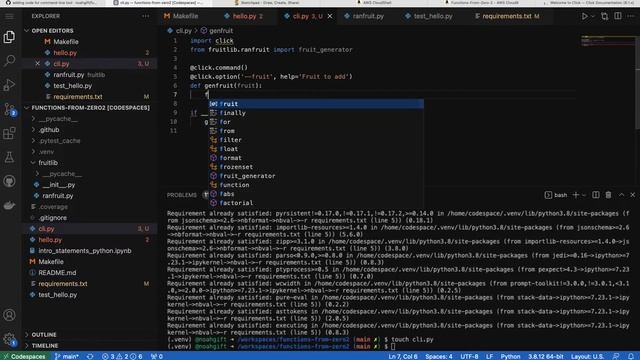 Refactoring a Python script into a library called by Python Click CLI смотреть онлайн
