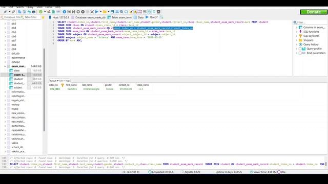 Data Base Task 24 | 1st Year | Java Institute For Advanced Technology смотреть онлайн