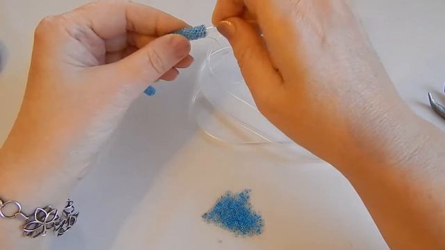 МК Браслет Жгут из бисера иглой. Самый простой способ. Tutorial beadwork rope. смотреть онлайн