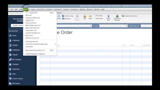 Уроки по QuickBooks Desktop. Начало, Урок 1 | Lena Druchenko QuickBooks Tutorial