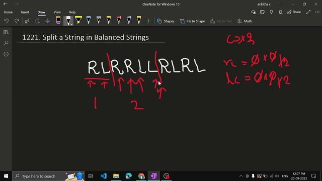 LeetCode 1221 : Split a String in Balanced Strings || EASY || C++ || JAVA || Detailed Solution смотреть онлайн