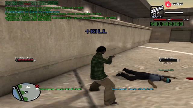 ПВП С ТОП 1 ИГРОКОМ НА EVOLVE RP - SC6UT #swag #hype #gtasamp