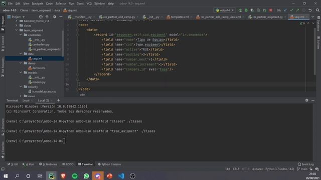 Tipos de vistas, creando y modificando vistas en Odoo 14 смотреть онлайн