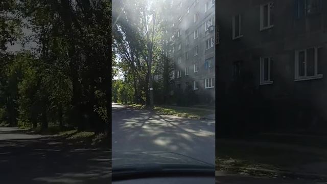 Поездка по Донецку с Партизанского проспекта в район 57 школы. смотреть онлайн