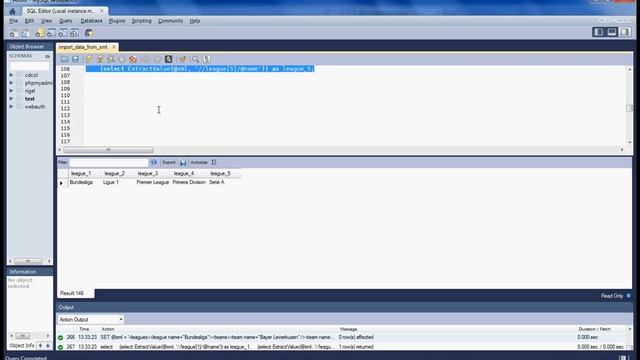 how import data from xml to mysql смотреть онлайн