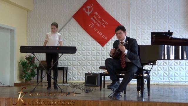 СМУГЛЯНКА. Музыка А. Новикова. Исполняет Д. Молоткова, В. Нарватов ДШИ №1 г. Мурманска. смотреть онлайн