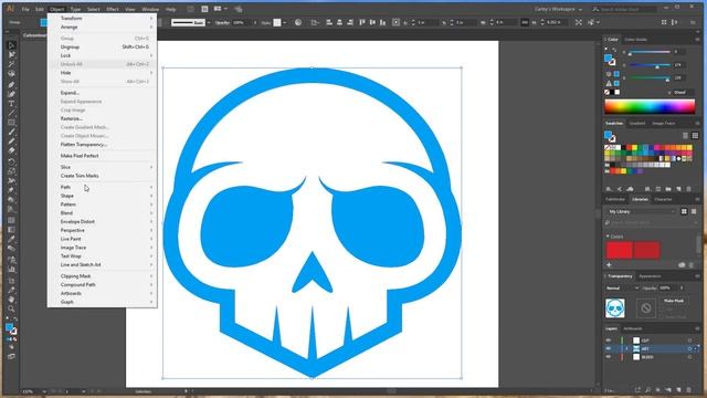 How to Create a CutContour Step by Step Adobe Illustrator CC смотреть онлайн
