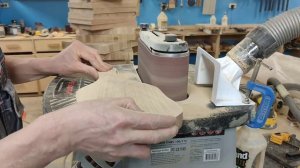 Упрощаю шлифовку в столярке. Шлифовальный осцилляционный шпиндельно-ленточный станок Белмаш.