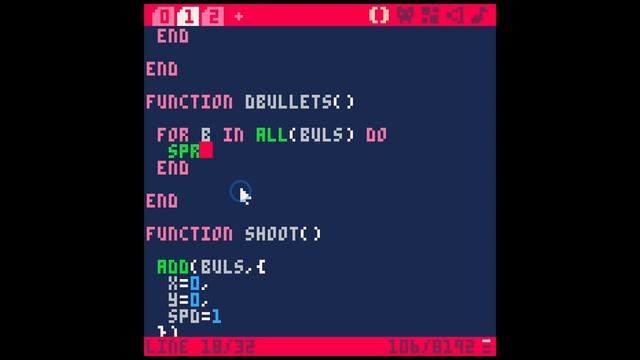 Easy Bullet System in Pico-8 - Super Simple way to Shoot Bullets With Tables смотреть онлайн