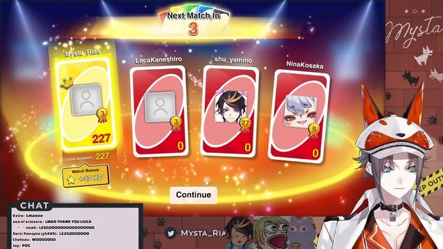 【UNO】WINNERS POV (Collab w/ Nina, Shu, Luca)【NIJISANJI EN | Mysta Rias】?️♂️? смотреть онлайн