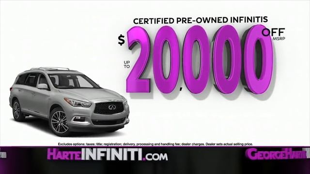 Harte INFINITI - Service Loaner Selldown Event - Up to $20,000 OFF MSRP CPO Vehicles смотреть онлайн