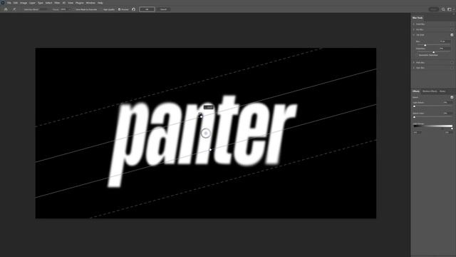 Chrome Distressed Ink Bleed Text Effect In Photoshop