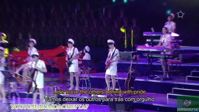 North Korean Moranbong Band - 보란듯이 - With Pride (English Translation) - Com Orgulho смотреть онлайн
