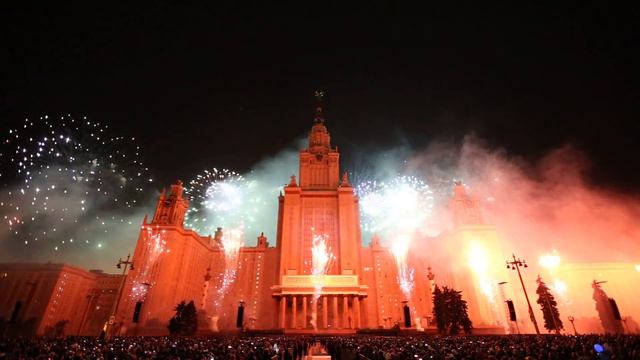 Салют над МГУ 25 сентября 2016 смотреть онлайн
