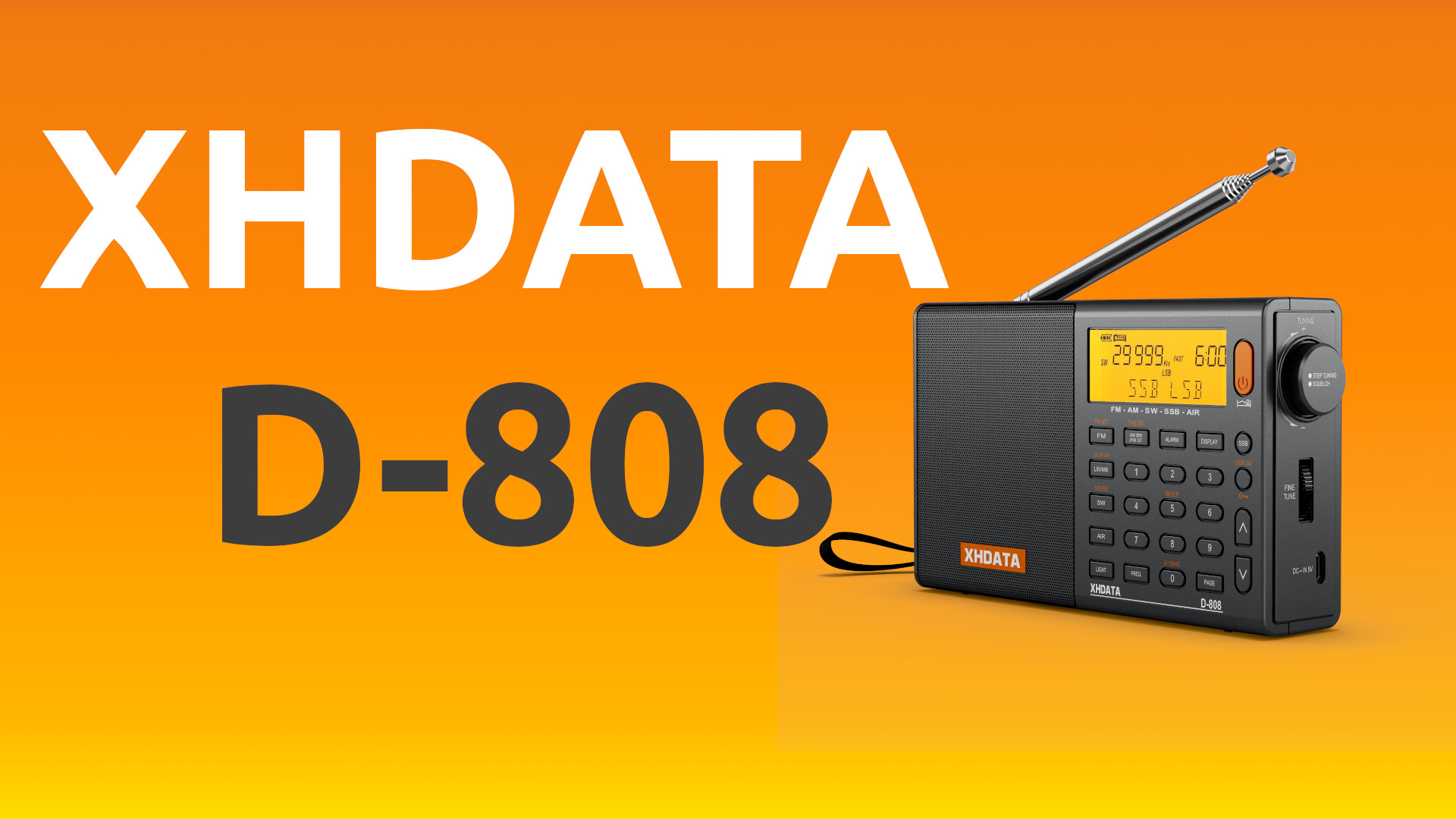 ?? XHDATA D-808 Дневной SW | Сопот | Болгария