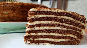 Торт Спартак, цыганка готовит. Торт на 23 февраля. Медовик шоколадный. Gipsy cuisine.