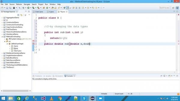 Method Overloading In Java Part-28 # Method Overloading In Java With Example