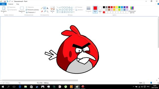 Рисуем Энгри Бердз(как нарисовать Рэда и Чака) смотреть онлайн