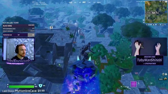 Shinobi Fights Hard - Tough Games! - Zero Build LIVE Solos смотреть онлайн