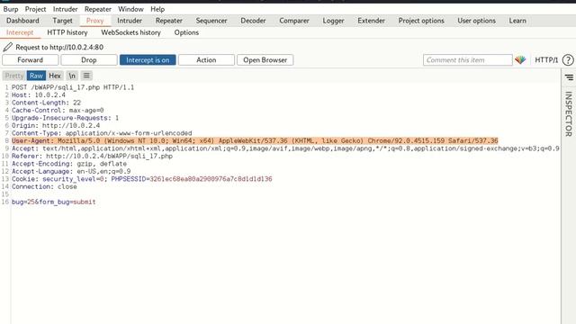 SQL Injection Stored User Agent смотреть онлайн