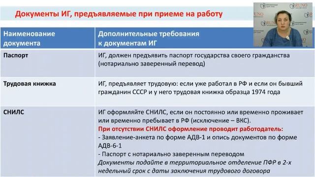 Типичные ошибки при приёме на работу иностранных граждан | РУНО смотреть онлайн