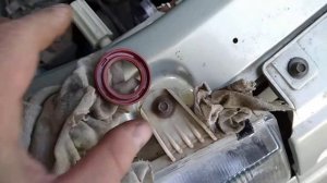 Замена, сальника коленчатого вала,  двигателя 2112.