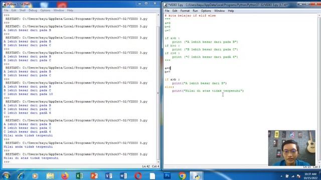 Tugas Latihan Python 3 (If, Elif dan Else) смотреть онлайн