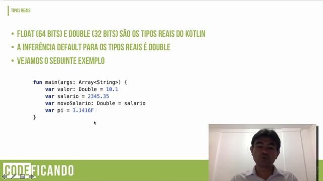 Tipos de dados em Kotlin - Programação Android s01e02 смотреть онлайн