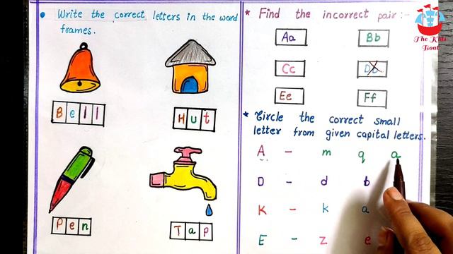 LKG English Worksheet part 1 || Easy Learning Worksheet for LKG || Junior KG English worksheet смотреть онлайн