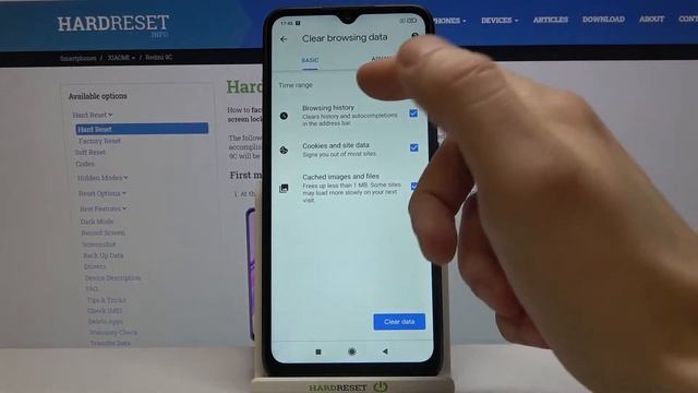 How to Clear Browsing Data on XIAOMI Redmi 9C – Clear Browsing History смотреть онлайн