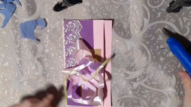 DIY Открытка на 8 марта, легко, быстро, недорого, за 10 минут смотреть онлайн